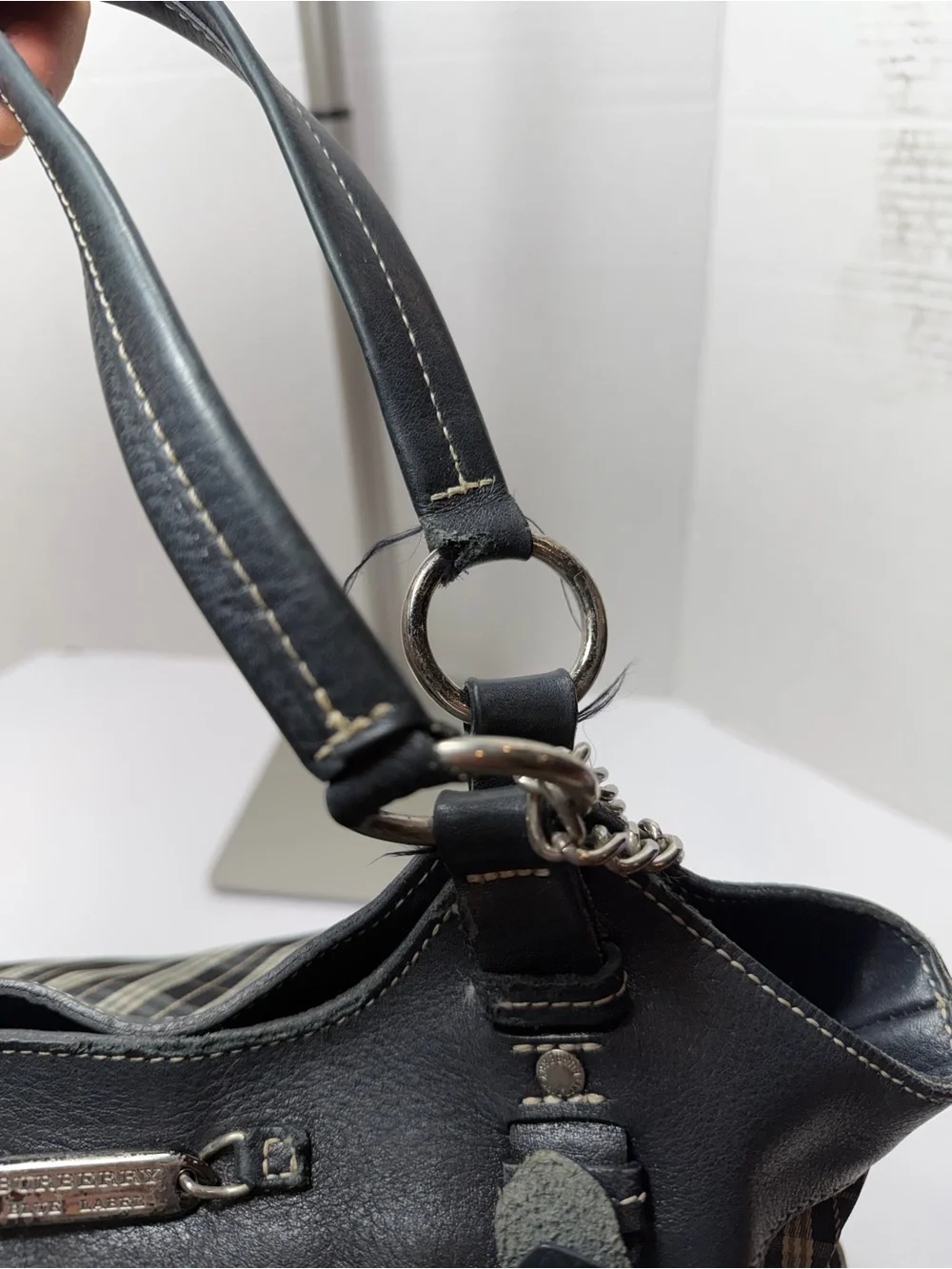 Authentic vintage Burberry Blue Label Y2K,project bag shoulder bag